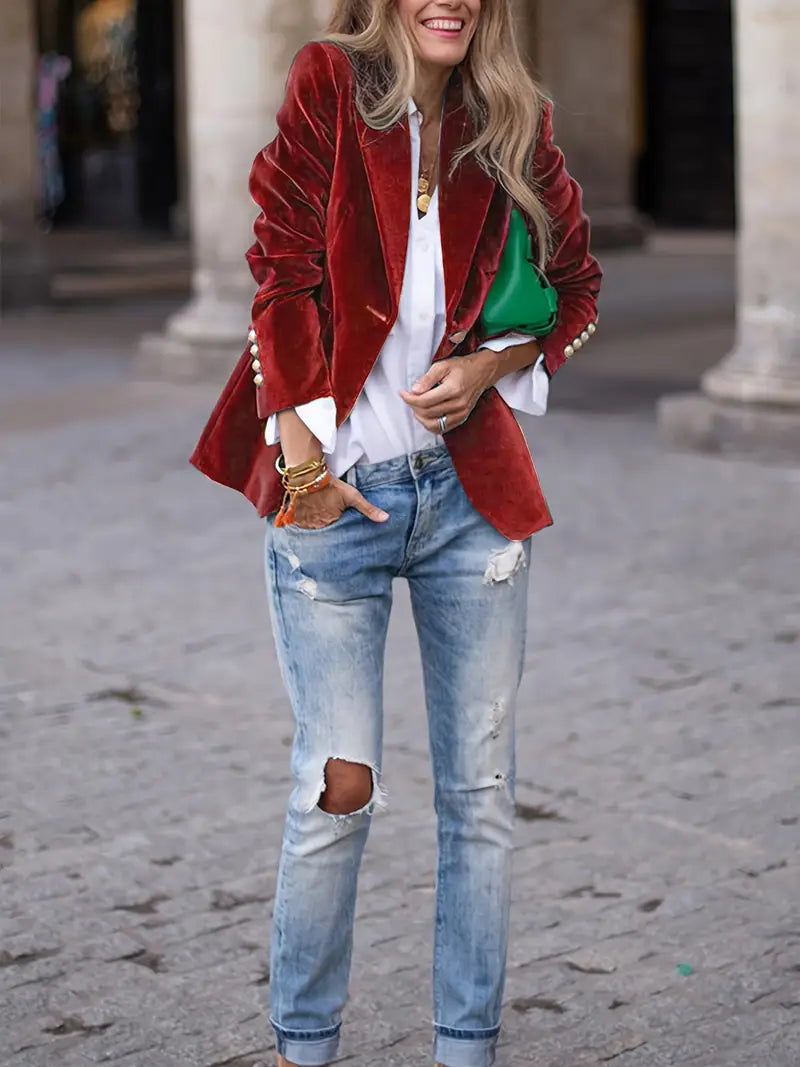 Virna | Chaqueta de terciopelo