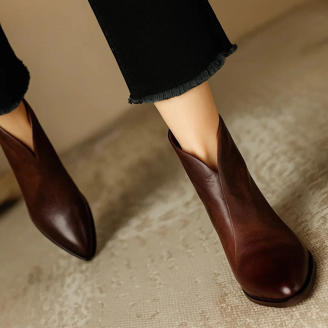 Viela™ | Botines Ortopédicos De Cuero Premium