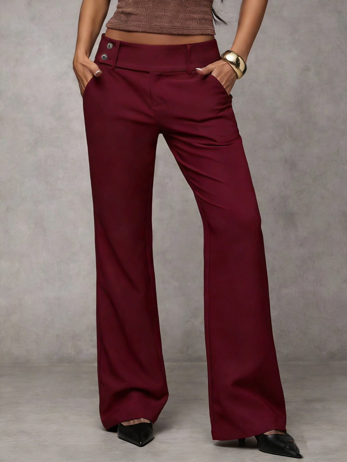 Duna, pantalón ancho de tiro alto - Carla Balbes