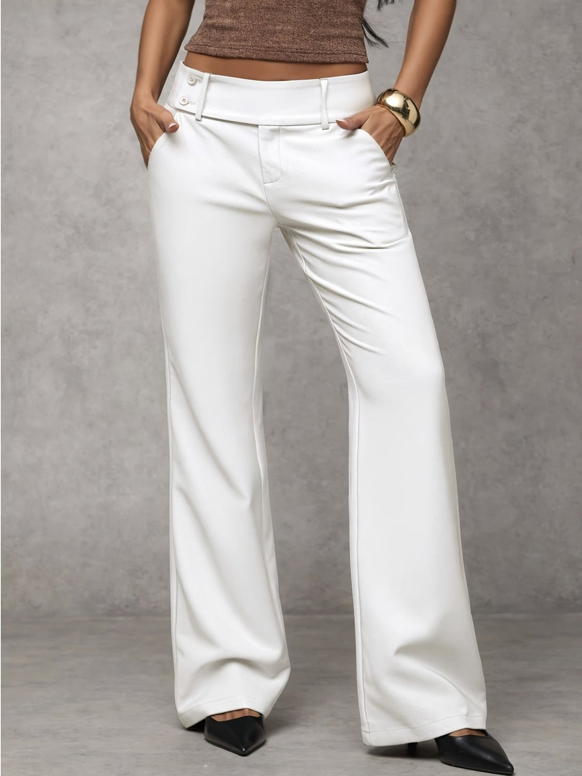 Duna, pantalón ancho de tiro alto - Carla Balbes